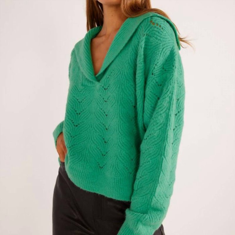 Shop Minkpink Taylor Jumper Sweater In Green
