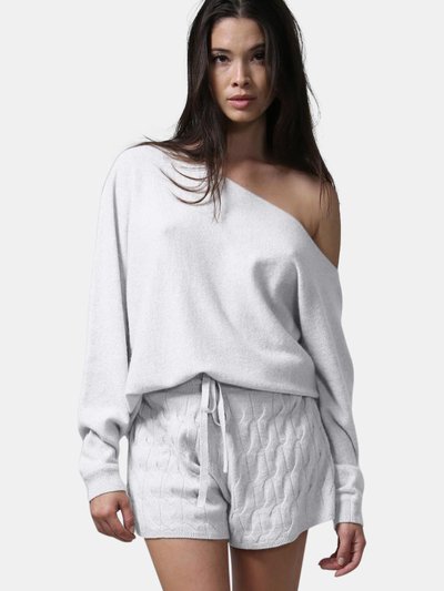 Minnie Rose 100% Cashmere Off the Shoulder Top product