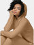 Cashmere High Low Hoodie - Caramel