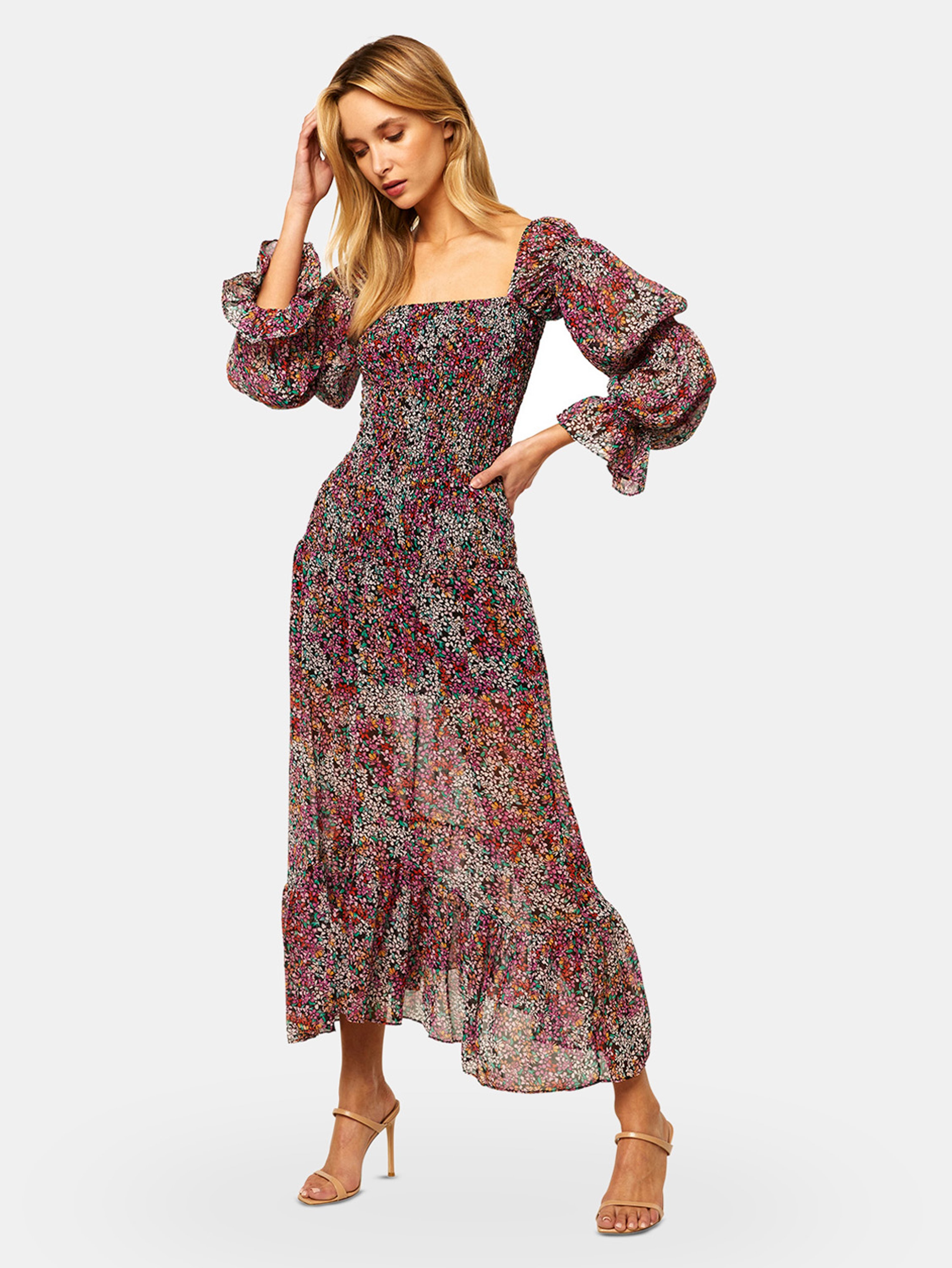 Misa Los Angeles Rashida Dress In Nazirah Floral