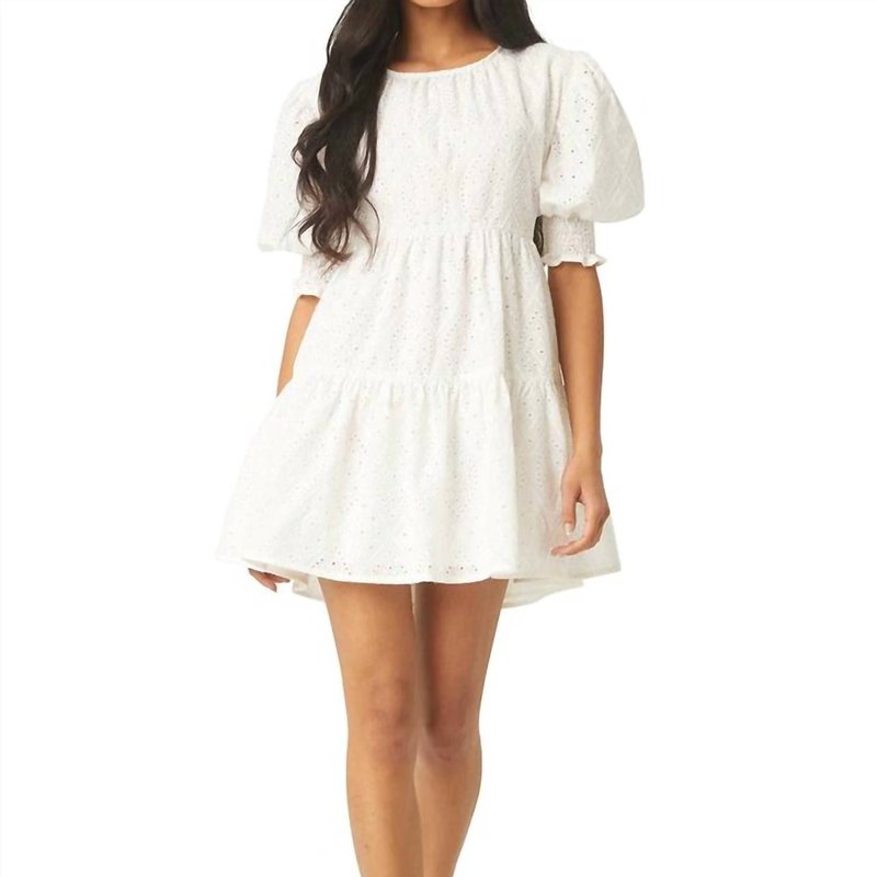 Shop Misa Women's Fraser Dress In White