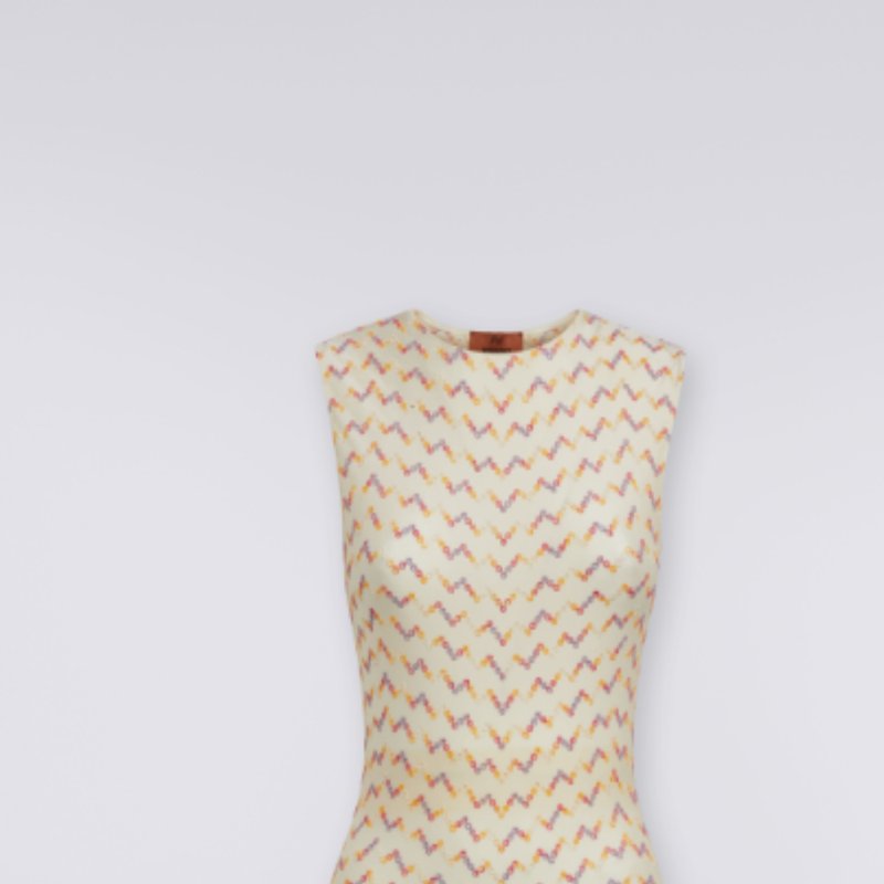Shop Missoni Body Suit Lilac And Yellow Space Dye In Brown