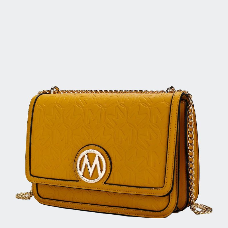 Mkf Collection By Mia K Amiyah Vegan Leather Women's Shoulder Bag In Yellow