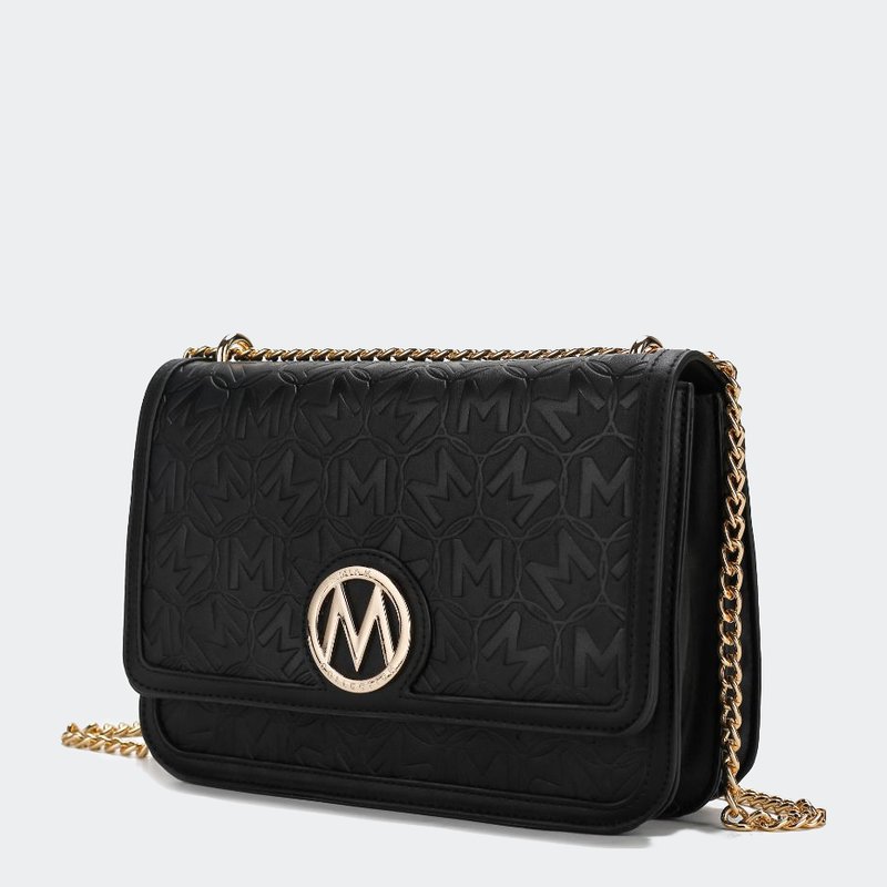 Mkf Collection By Mia K Amiyah Vegan Leather Women's Shoulder Bag In Black