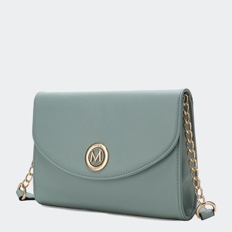 Mkf Collection By Mia K Andra Vegan Leather Women's Crossbody Bag In Green