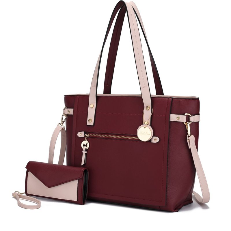 Mkf Collection By Mia K Andrys Tote Handbag In Red