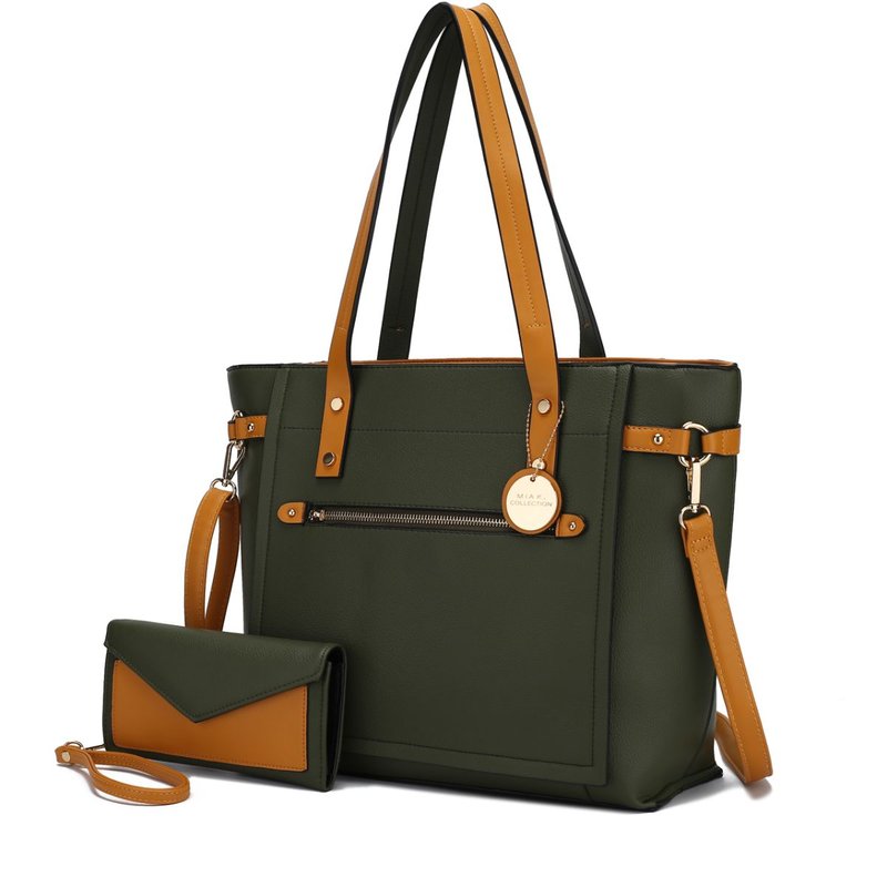 Mkf Collection By Mia K Andrys Tote Handbag In Green