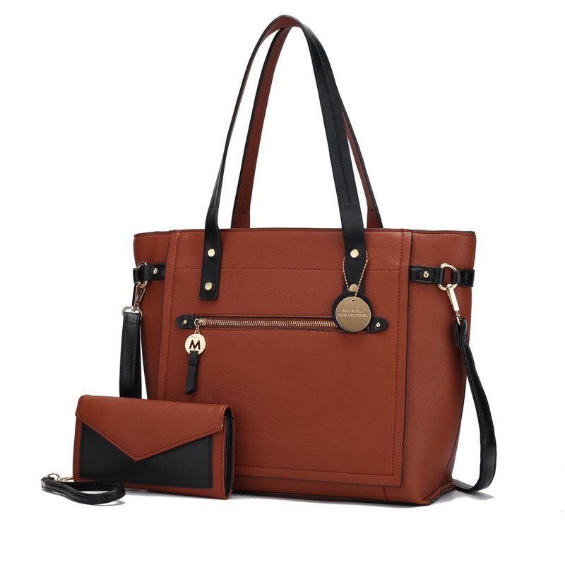 Mkf Collection By Mia K Andrys Tote Handbag In Brown