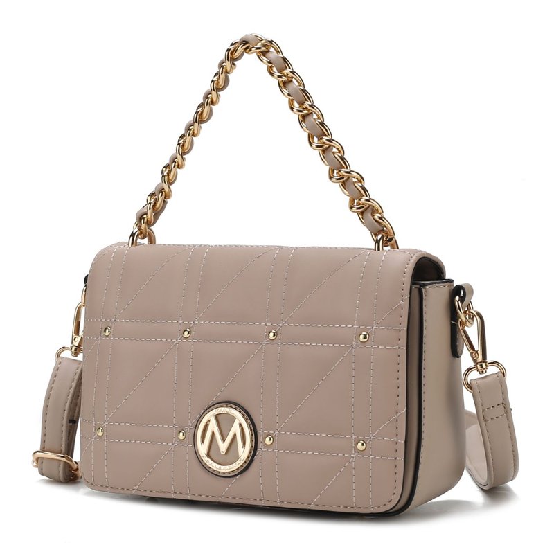 Mkf Collection By Mia K Arabella Vegan Leather Women's Shoulder Bag In Brown