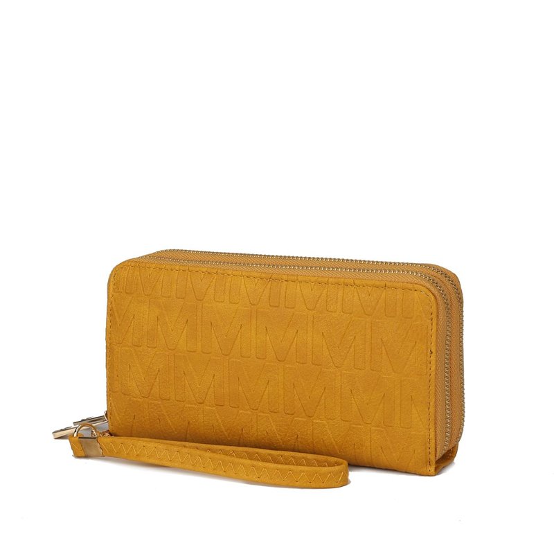 Mkf Collection By Mia K Aurora M Signature Wallet In Yellow
