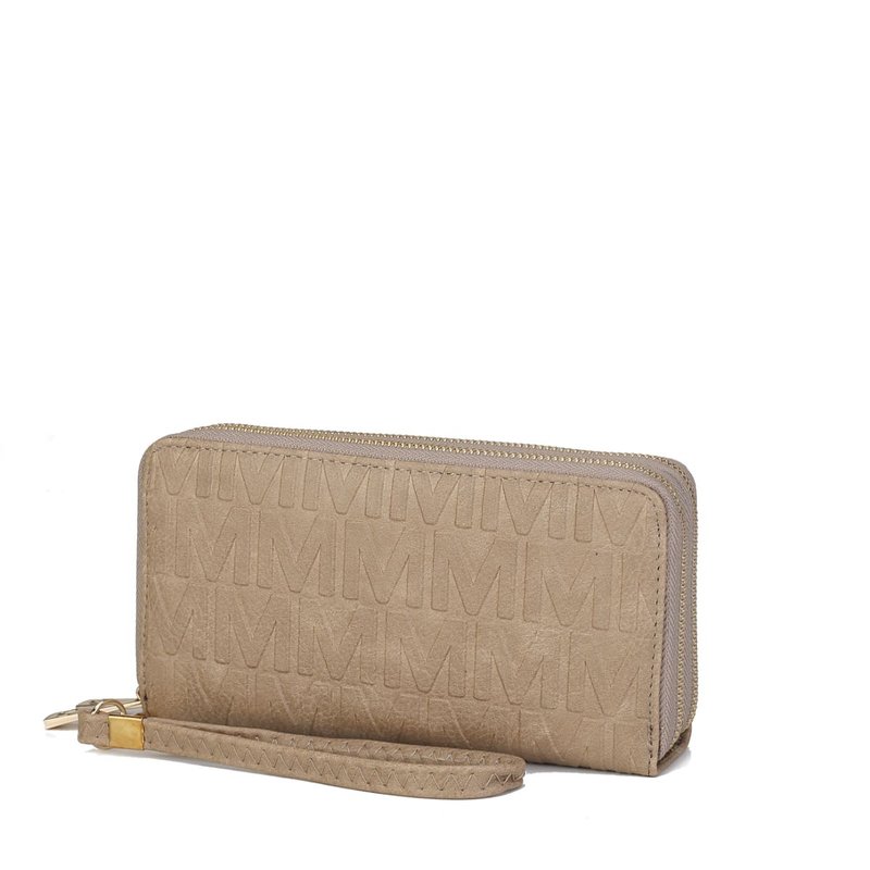 Mkf Collection By Mia K Aurora M Signature Wallet In Brown