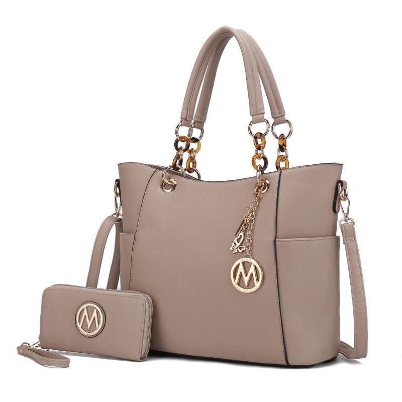 Mkf Collection By Mia K Bonita Tote Handbag With Wallet In Pink