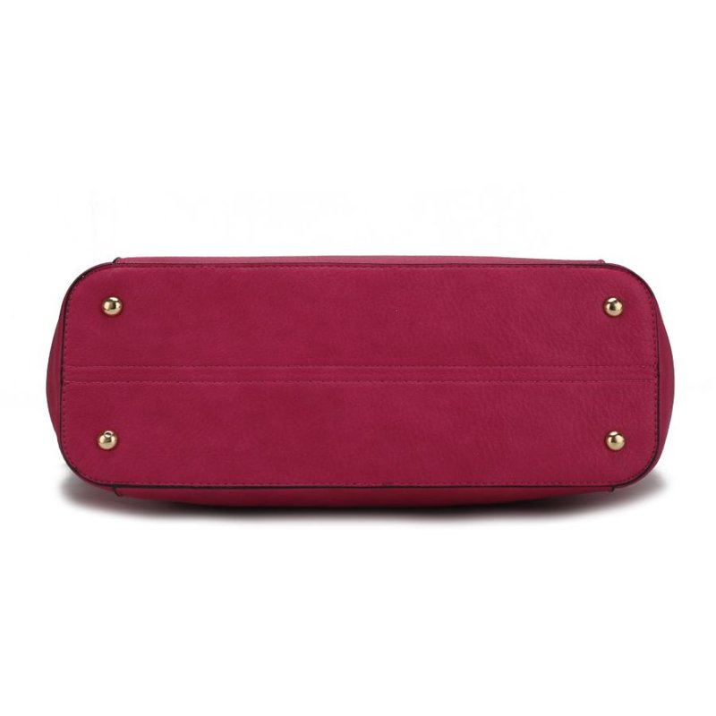 Shop Mkf Collection By Mia K Bonita Tote Handbag With Wallet In Grey