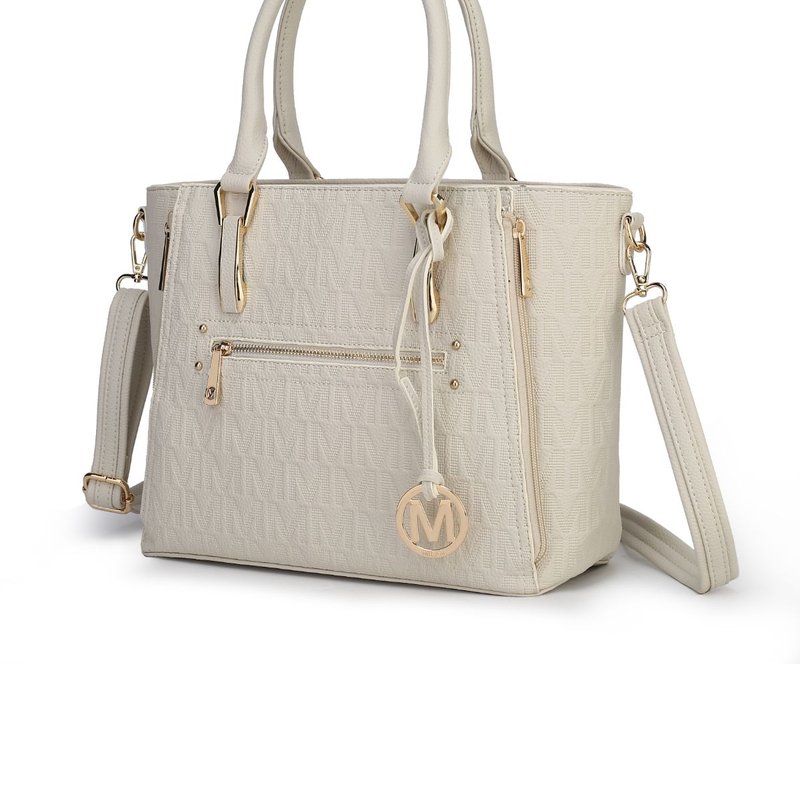 Mkf Collection By Mia K Cairo M Signature Satchel Bag In Brown
