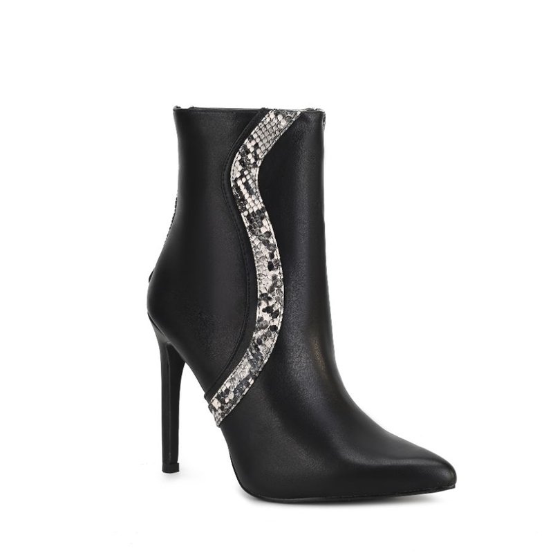 Mkf Collection By Mia K Celeste Ankle Boot In Black