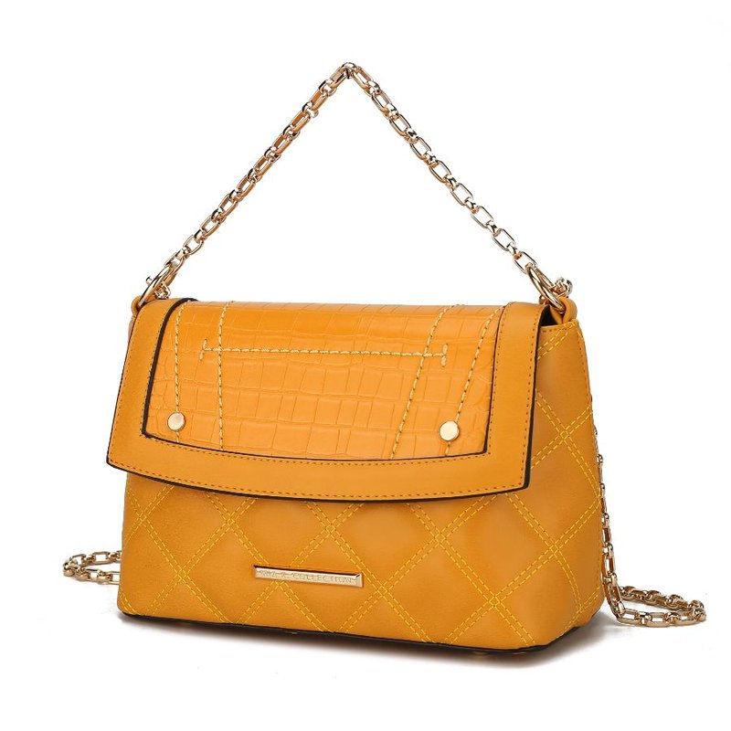Mkf Collection By Mia K Danna Shoulder Bag In Yellow