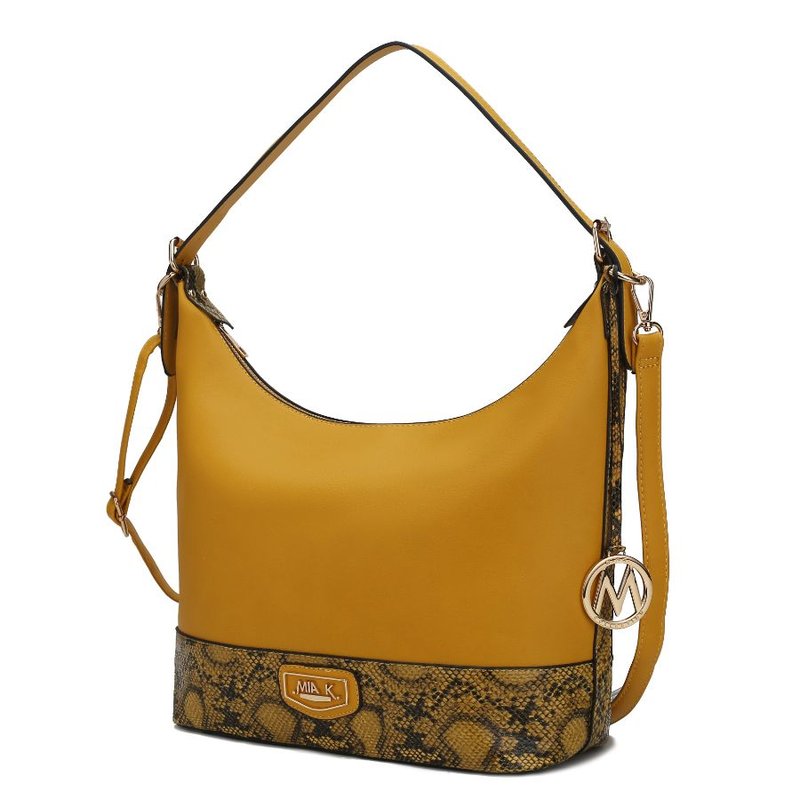 Mkf Collection By Mia K Diana Shoulder Handbag For Women's In Yellow