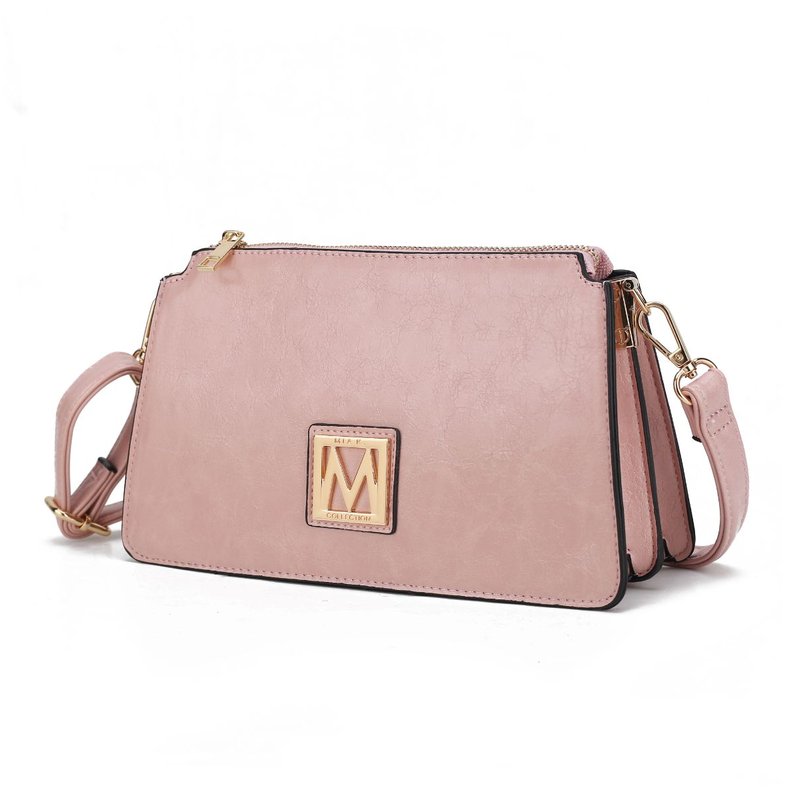 Mkf Collection By Mia K Domitila Vegan Leather Women Shoulder Bag In Pink