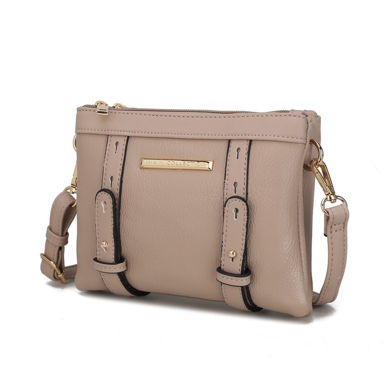 Mkf Collection By Mia K Elsie Multi Compartment Crossbody Bag In Brown