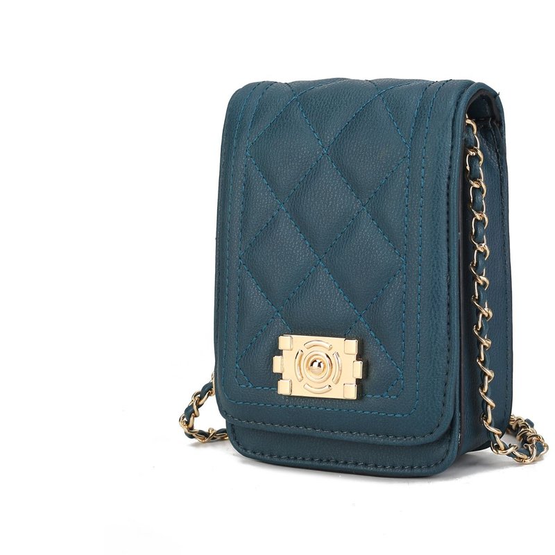 Mkf Collection By Mia K Gemma Crossbody Handbag In Blue