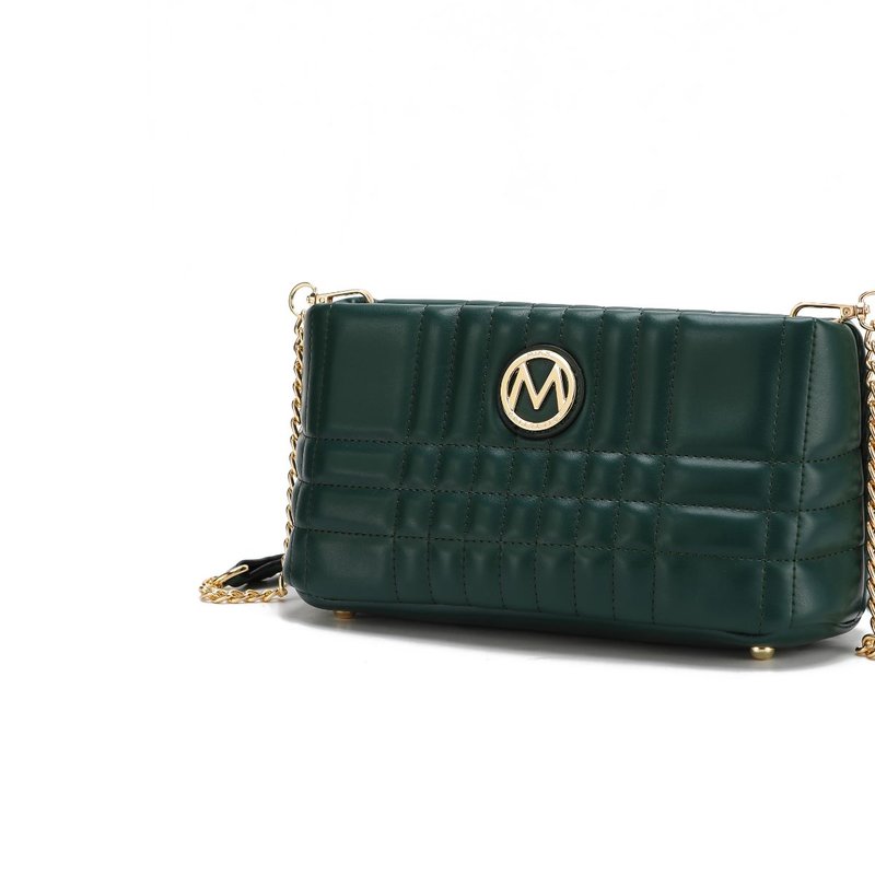 Mkf Collection By Mia K Giada Vegan Leather Women's Shoulder Bag In Green