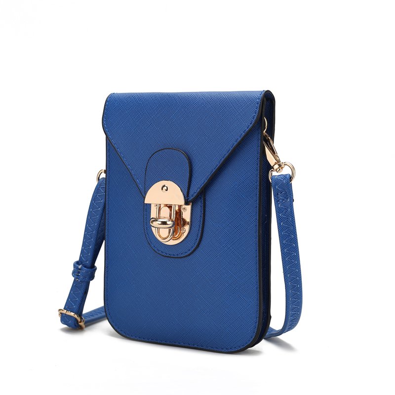 Mkf Collection By Mia K Havana Smartphone Crossbody Bag In Blue