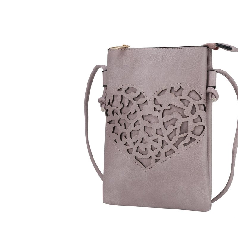 Mkf Collection By Mia K Heartly Crossbody Bag In Purple