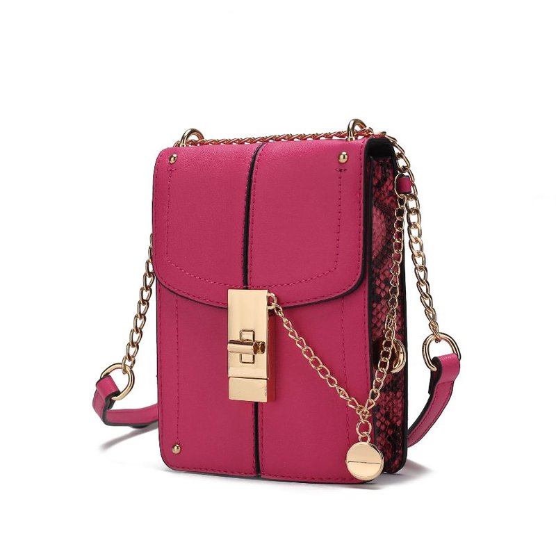 Mkf Collection By Mia K Iona Crossbody Handbag For Women's In Pink
