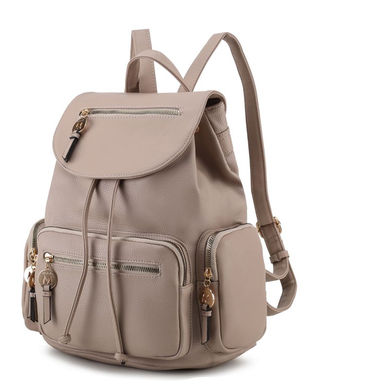 Mkf Collection By Mia K Ivanna Vegan Leather Women's Oversize Backpack In Brown
