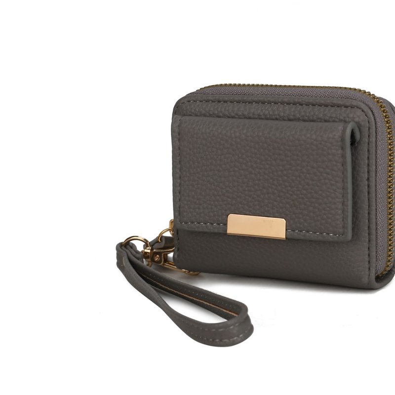 Mkf Collection By Mia K Izzy Small Wallet In Gray