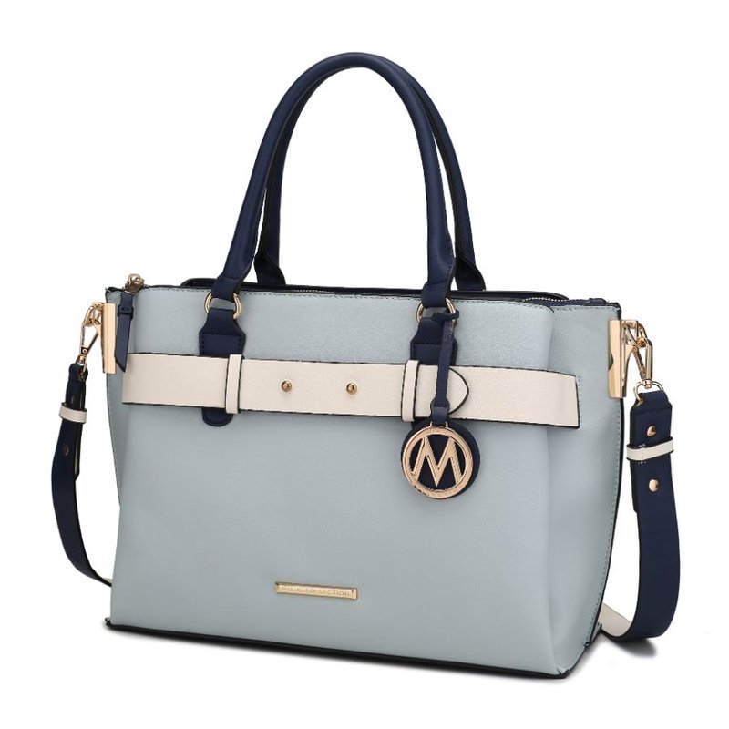 Mkf Collection By Mia K Jamie Satchel Handbag For Women's In Blue