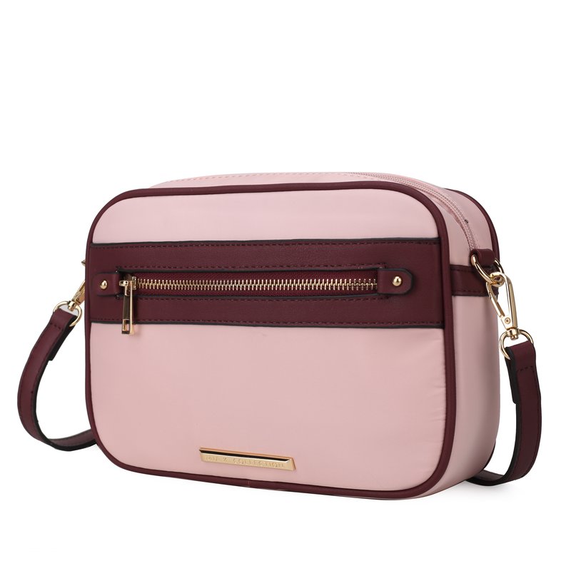 Mkf Collection By Mia K Jimena Vegan Leather Women's Shoulder Bag In Pink
