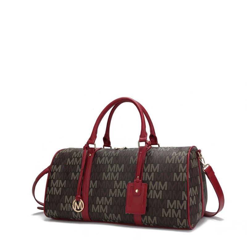 Mkf Collection By Mia K Jovani Duffle Weekender In Red