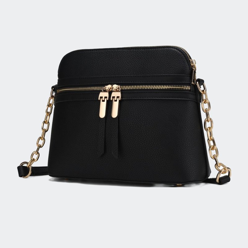 Mkf Collection By Mia K Kelisse Solid Crossbody Handbag In Black