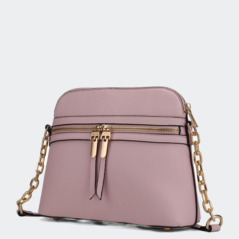Mkf Collection By Mia K Kelisse Solid Crossbody Handbag In Pink
