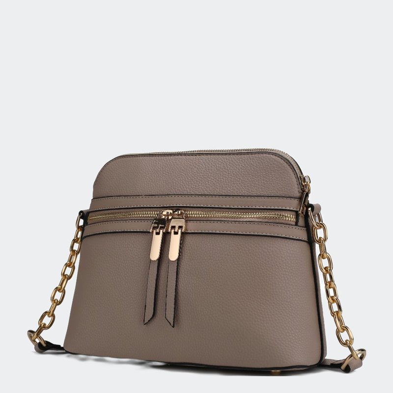 Mkf Collection By Mia K Kelisse Solid Crossbody Handbag In Brown