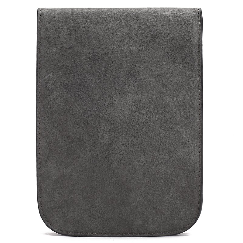 Shop Mkf Collection By Mia K Kianna Vegan Leather Phone Crossbody Bag In Grey