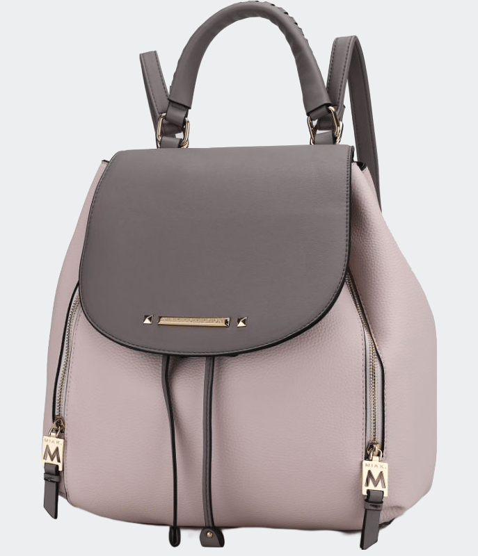Mkf Collection By Mia K Kimberly Vegan Leather Backpack For Women's In Pink