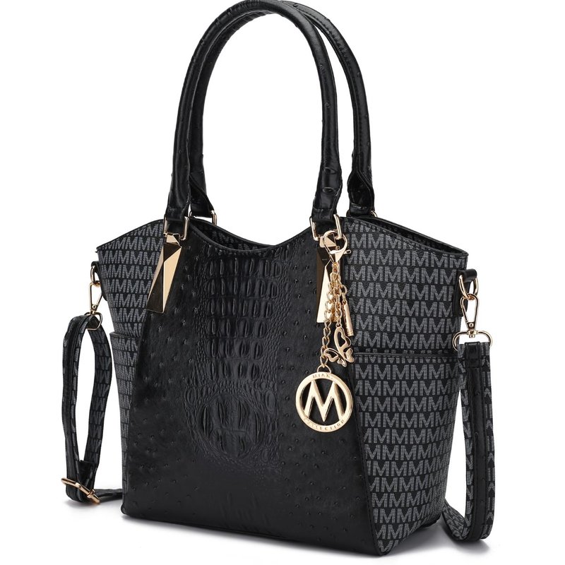 Mkf Collection By Mia K Kristal M Signature Tote Bag In Black