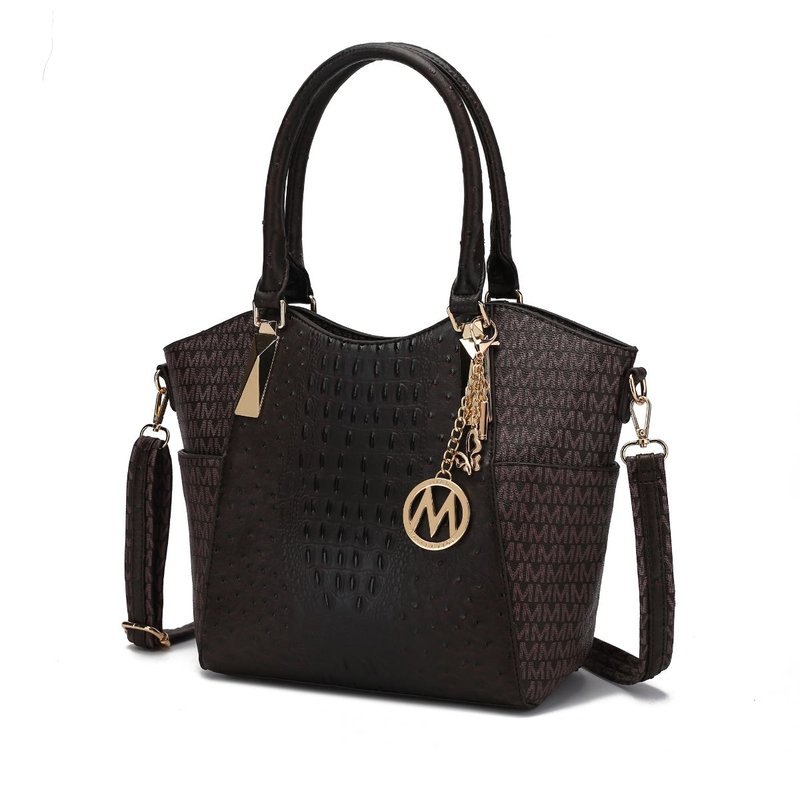 Mkf Collection By Mia K Kristal M Signature Tote Bag In Brown