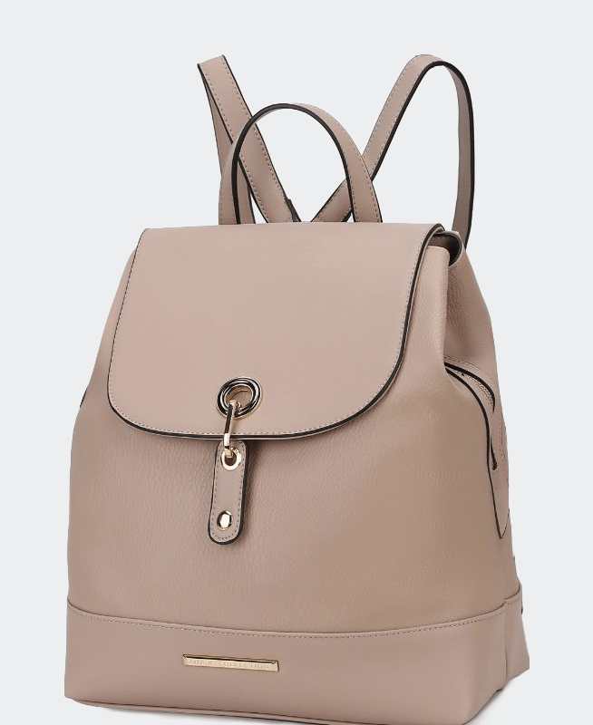 Mkf Collection By Mia K Laura Vegan Leather Backpack In Brown