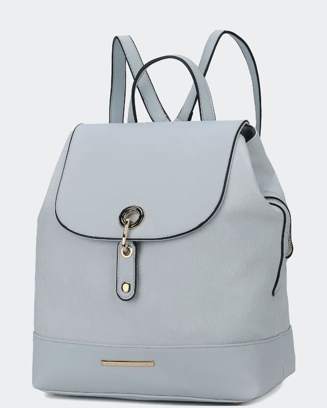 Mkf Collection By Mia K Laura Vegan Leather Backpack In Blue