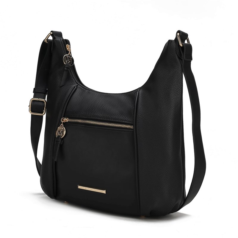 Mkf Collection By Mia K Lavinia Vegan Leather Women's Shoulder Bag In Black