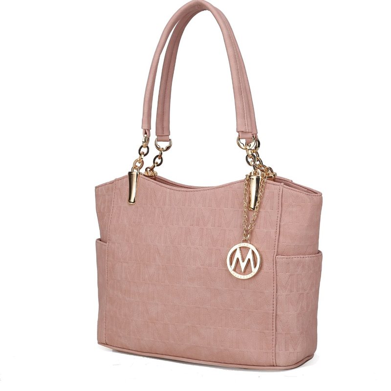 Mkf Collection By Mia K Malika M Signature Satchel Handbag In Pink