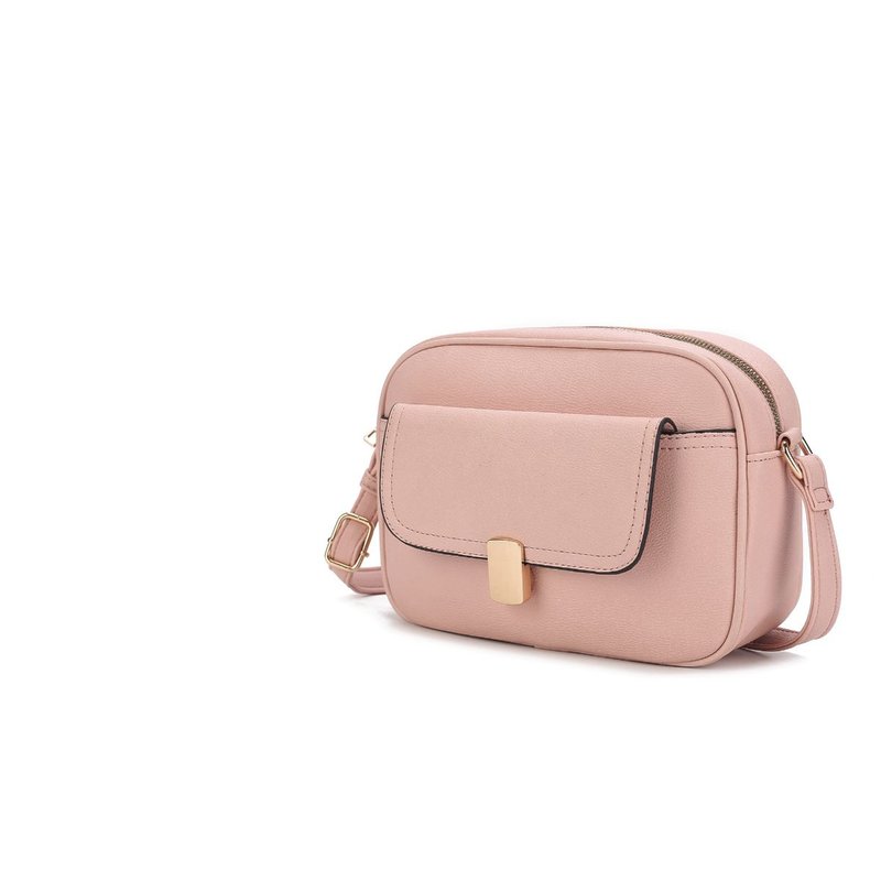 Mkf Collection By Mia K Michaela Vegan Leather Women's Shoulder Bag In Pink