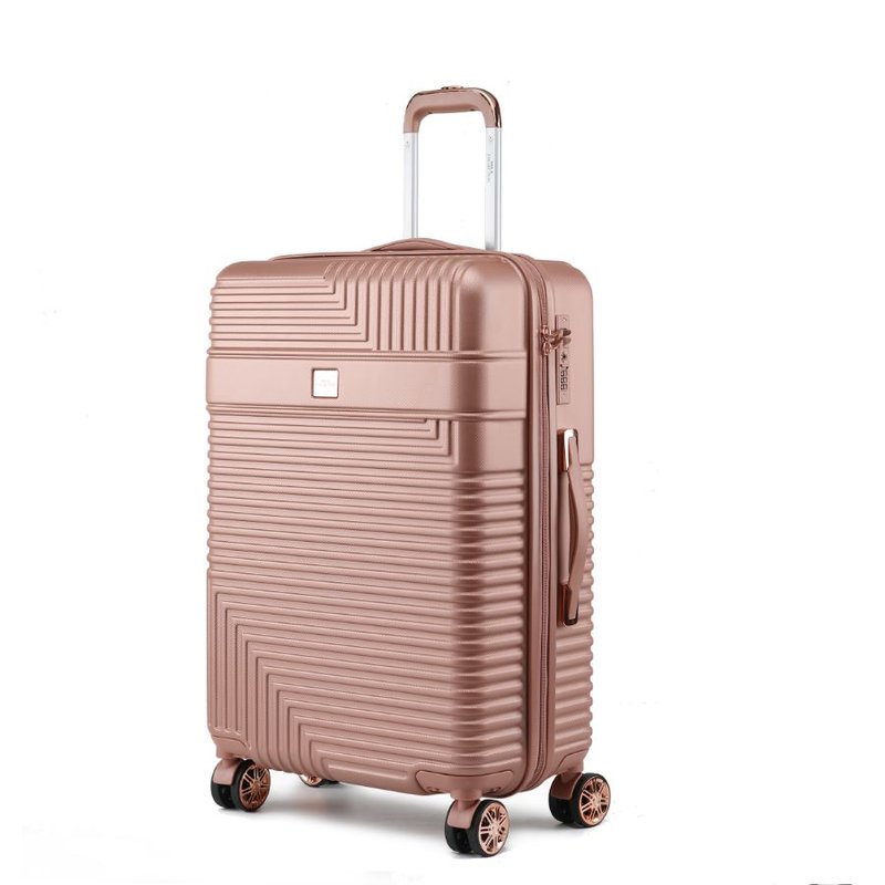 Shop Mkf Collection By Mia K Mykonos Large Check-in Spinner In Pink