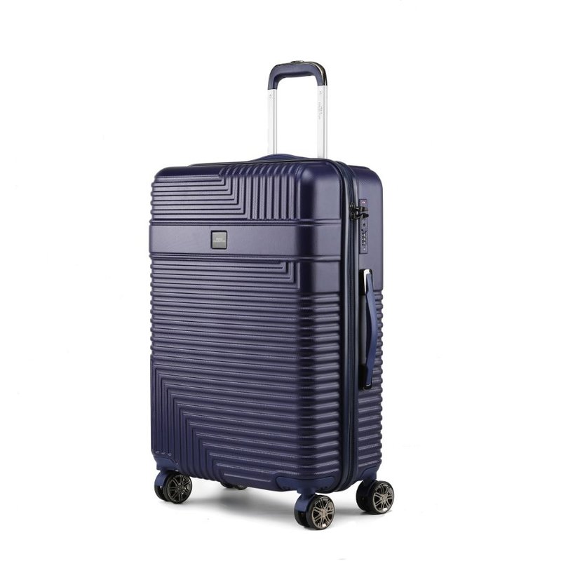 Shop Mkf Collection By Mia K Mykonos Large Check-in Spinner In Blue