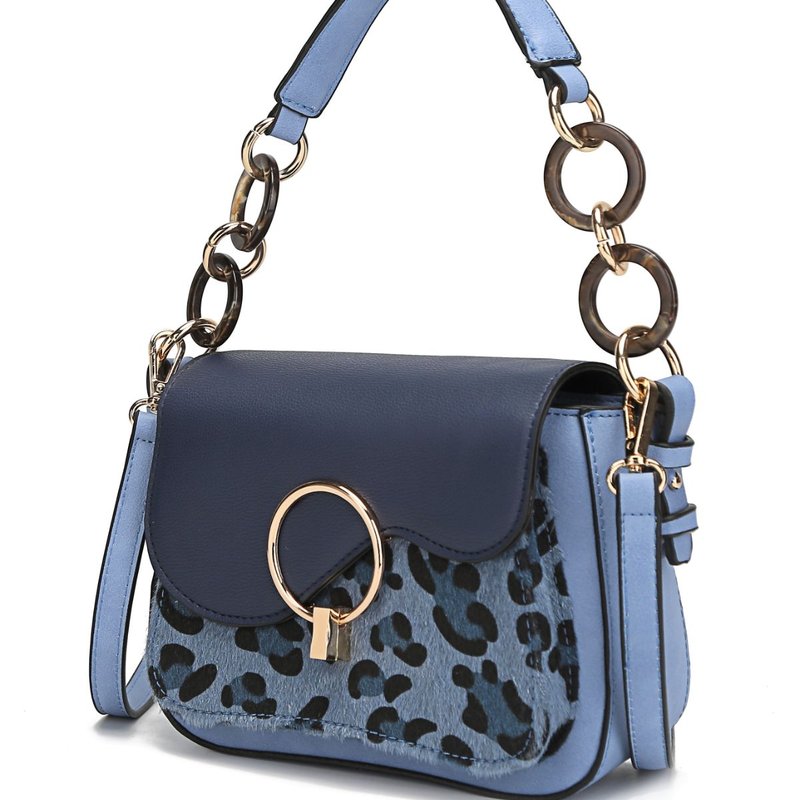 Mkf Collection By Mia K Serena Crossbody Bag For Women In Blue