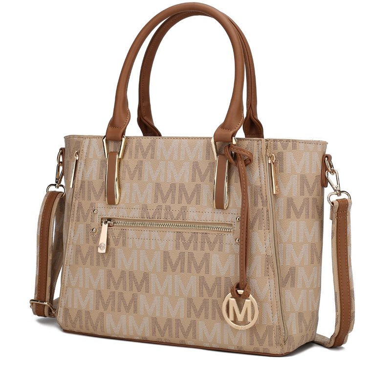 Mkf Collection By Mia K Siena M Signature Handbag In Brown