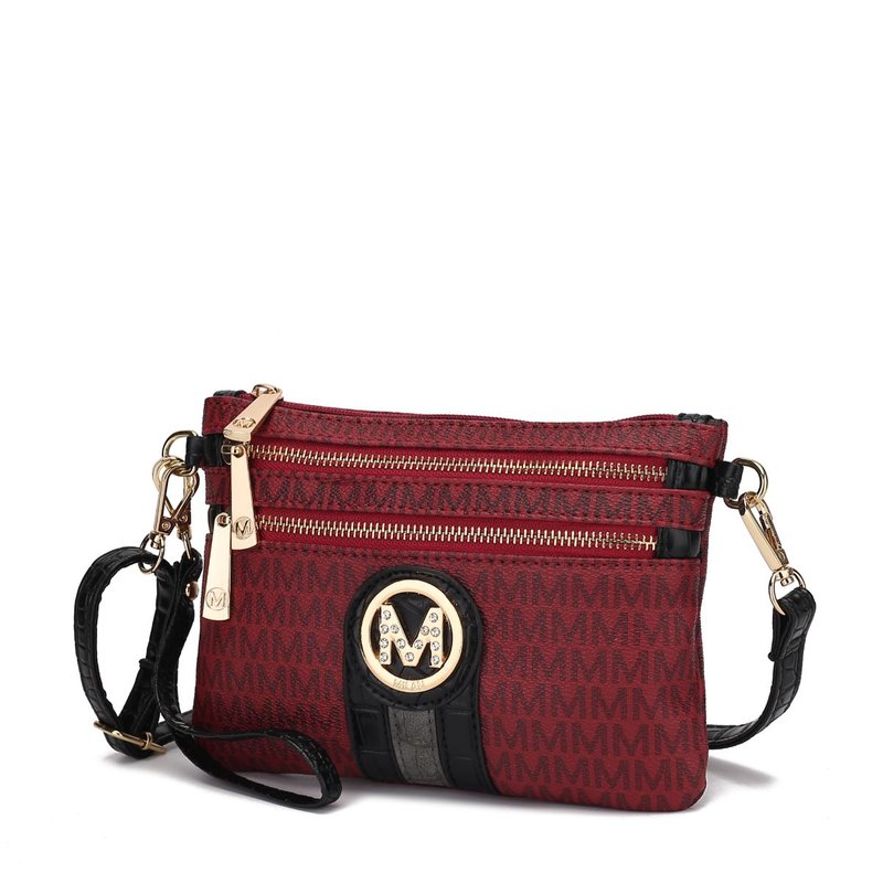 Mkf Collection By Mia K Tarren Signature Crossbody Wristlet In Red